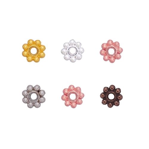 Entretoises De Perles En Alliage De Fleurs, Accessoires Pour La Fabrication De Bijoux, Matériel Artisanal, Vente En Gros, Couleur Mixte, Trou: 1mm, 30 9109-May14a31230