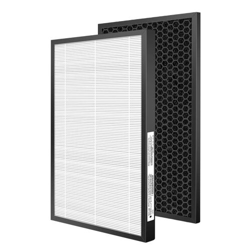 1 Jeu (2 Pièces) De Filtre De Purificateur D'Air Hepa, Charbon Actif Pour Sharp Kc 840E Pièces De Rechange 9109-May14A30566