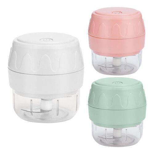Mini Hachoir À Ail Électrique 100Ml, Robot Mixeur Portable Pour Poivre, Piment, Légumes Et Viande 9109-May14A26601