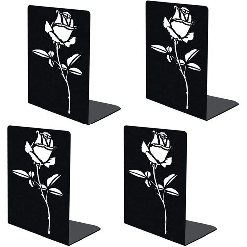 2 Paires D'Embouts De Livres, Serre-Livres Pour Bureau, Porte-Livres Lourds Pour Décoration De Bureau 9109-May14A25074