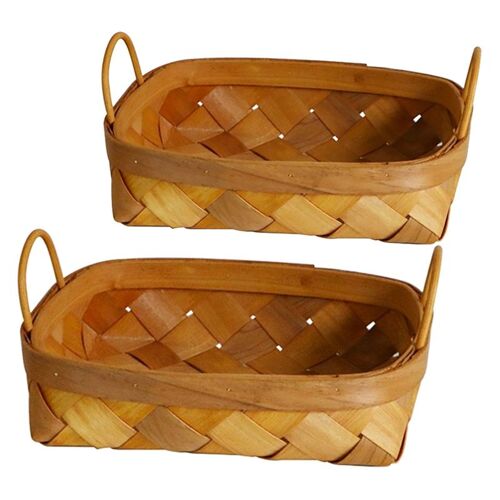 Panier De Rangement Tissé À La Main, Panier À Pain, Panier À Fruits Pour Bureau De Cuisine À Domicile, Organisateur De Bonbons Et Articles Divers 9109-May14A28039