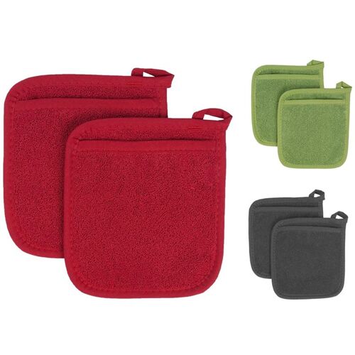 Gants De Cuisson Anti Brûlure Pour Four À Micro Ondes, 2 Pièces, Double Fonction, Support Pour Plaque Chauffante/Pot 9109-May14A28482