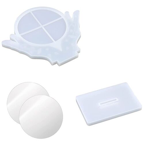 Cadre Photo En Résine Silicone, Moule De Moulage Pour Miroir De Maquillage, En Résine Époxy, Pour Bureau, Décoration De La Maison 9109-May14A27373