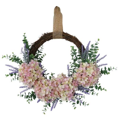 Couronne D'Eucalyptus Artificielle, Couronne De Fleur Artificielle Faite À La Main, Pour La Décoration De La Fenêtre Murale De La Porte D'Entrée De La 9109-May14A26818