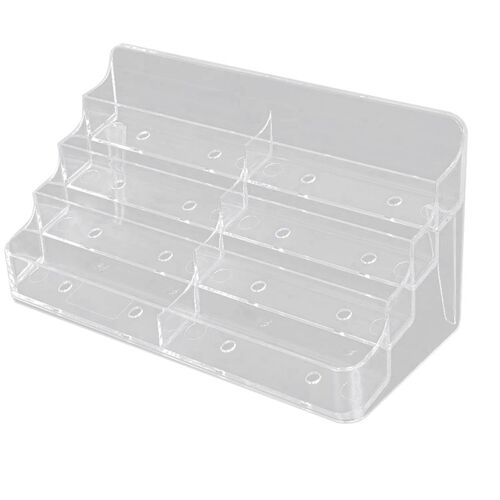 Porte Cartes De Visite, Porte Cartes De Visite En Acrylique À 8 Poches Pour Le Bureau 9109-May14A24591