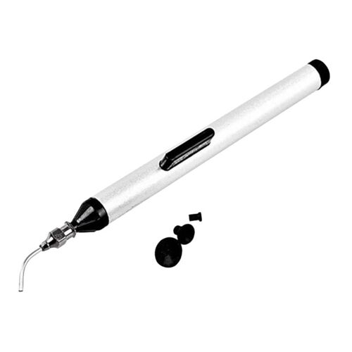 Stylo D'Aspiration Sous Vide Automatique Argenté, Outil Manuel Pour Choisir Et Placer Le Stylo D'Aspiration Avec Tête D'Aspiration 9109-May14A24933