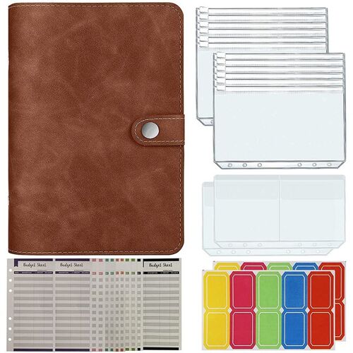 Classeur De Budget A6 Avec Enveloppes D'Argent, Classeur D'Épargne Avec Pochettes, 29 Pièces 9109-May14A24178