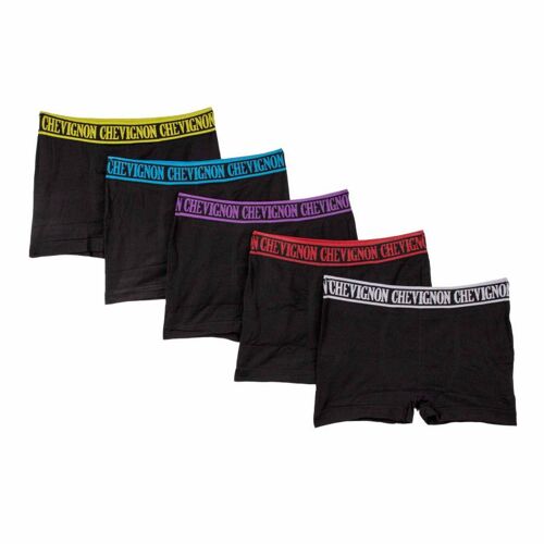Boxers Sans Couture Stretch Lot X5 Djino Homme Chevignon