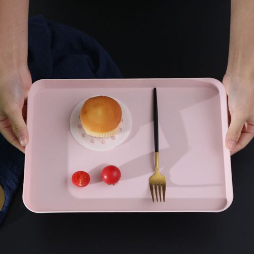 Plateau De Rangement Rectangulaire En Plastique, Pour Les Boissons, Les Collations, Le Pain, Les Gâteaux Et Les Fruits, Plateau De Service 9109-May14A20064