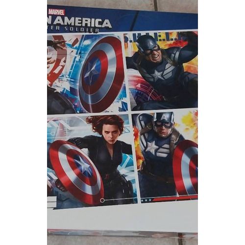 Puzzles 4 ×100 pièces Capitaine America