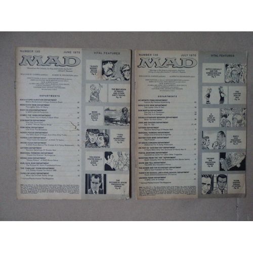 Mad 135 /136 De 1970 En Anglais