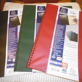 Protege Documents 40 Poches 80 Vues Vega Exacompta 88429e Exacompta Lot De 3