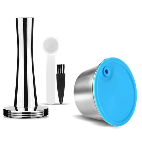 Ensemble De Capsules De Café Réutilisables, Avec Doseur Et Cuillère, Filtre À Café En Acier Inoxydable Pour Machine À Café Dolce Gusto 9109-May14A18303