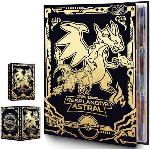 Classeur Carte Rangement Album, Porte Carte À Collectionner, Album De 24 Pages, 432 Cartes Pour Album Carte, Compatible Avec Le Jeu De Cartes