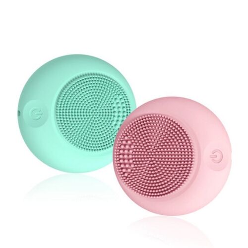 Brosse De Nettoyage Du Visage, Nettoyage En Profondeur Des Pores De La Peau, Mini Masseur Facial, Nettoyeur Étanche Du Visage, Brosse En Silicone 9109-May14a17539