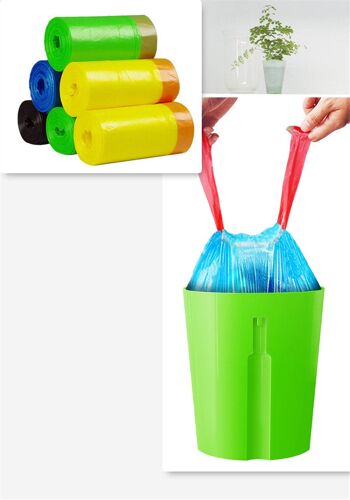 Sac Poubelle Portable À Cordon De 45X50Cm, Sacs En Plastique Durables Pour Le Bureau, Le Restaurant, L'École Et La Cuisine 9109-May14A16990