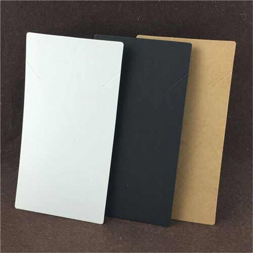 Cartes De Collier Kraft Simple En Deux Tailles, 100 Pièces/Lot, Vierges Pour La Mode, Grands Bijoux, Accessoires, Présentoirs, Cartes D'Emballage Pers 9109-May14A15869