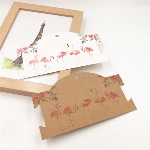 Carte D'Exposition De Prix De Bijoux En Papier Kraft 9X16Cm, Divers Styles, Exquise Belle Épingle À Cheveux/Broche/Collier, Gratuite 9109-May14A14466