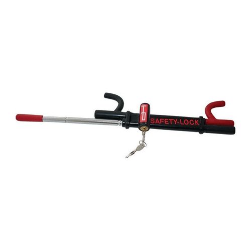 Antivol griffe volant STA L38.5xL12xH5mm G.2.02kg noir/rouge