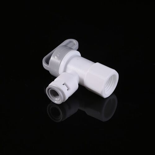 Vanne À Bille D'Angle De Réservoir, Tube De 1/4 Pouces Pour Système De Filtre D'Osmose Inverse Ro, Purificateur 9109-May14A12878