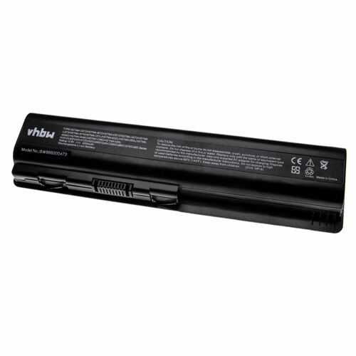 vhbw batterie compatible avec HP Presario G70-100, G70-250us, G71, HDX X16-1000s, HDX X16-1100, HDX X16-1200 laptop (5200mAh, 10.8V, Li-Ion, noir)