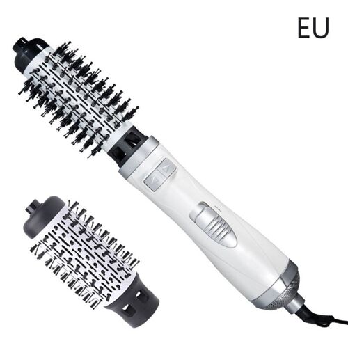 Brosse Rotative 2 En 1 En Céramique Pour Lisser Les Cheveux, Outil De Coiffure Pour Salon De Coiffure 9109-May14A11954