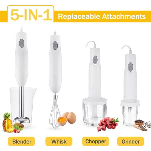 Mixeur Électrique Tout En Un, 220V, Manuel Et Détachable, Pour Aliments Pour Bébés, Fouet À ?ufs, Légumes, Viande, Presse Agrumes 9109-May14A11484