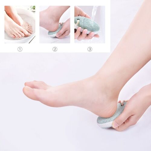 Lime En Pierre De Lave Naturelle, Outil De Massage Des Pieds, 1 Pièce 9109-May14A12059