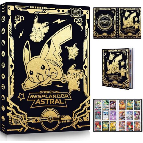 Grand Classeur De Cartes À 9 Pochettes, Album De Cartes À Collectionner, 24 Pages, Jusqu'à 432 Cartes (A)