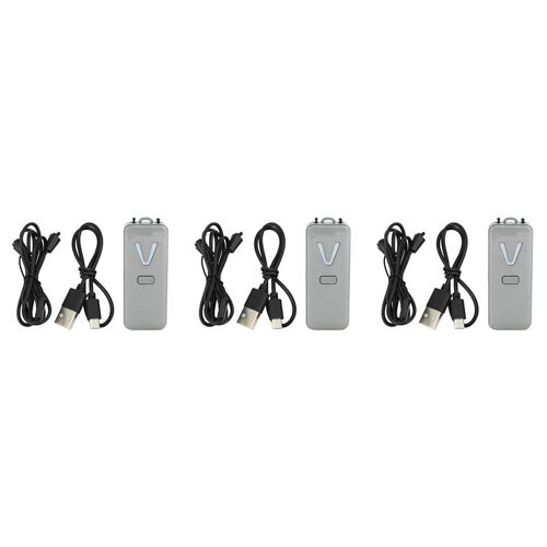 Purificateur D'Air Portable, 3 Pièces, Argent, Mini Collier, Désodorisant, Ioniseur, Générateur D'Ions Négatifs 9109-May14A10866