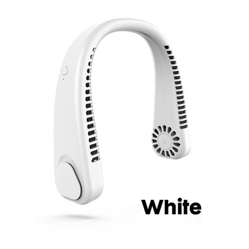 Ventilateur De Cou Suspendu Sans Feuilles, Refroidisseur D'Air, Rechargeable Par Usb, Pour L'Été 9109-May14A11559