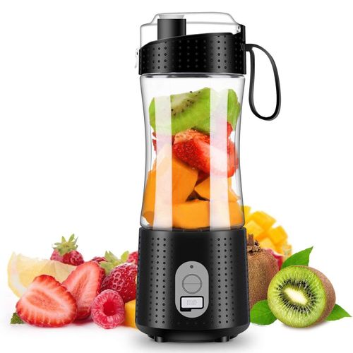 Mélangeur Portable De Taille Personnelle Pour Smoothies, Jus Et Milk Shakes, Mini Mixeur Avec Batterie Rechargeable De 4000Mah A 9109-May14A10123