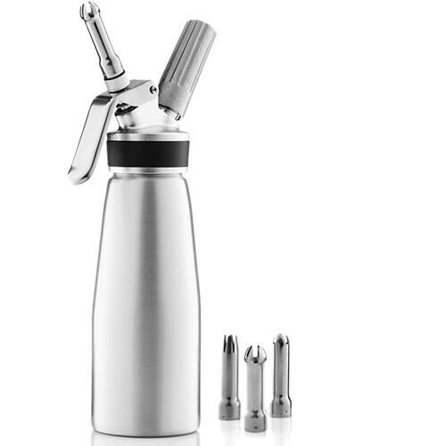 Mélangeur De Crème En Alliage D'Aluminium, 500Ml, Mousseur De Crème Fait Maison Avec Accessoires, Brosse De Décoration Pour La Bouche 9109-May14A18213