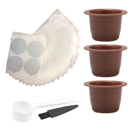 Autocollant De Remplissage De Capsules Nespresso, Réutilisable, En Aluminium, Pour Brassage, Couvercle 9109-May14A06920