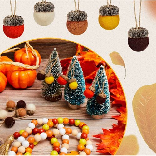 Pendentif En Feutre De Laine De Noël, 6 Pièces, Ornement Suspendu Pour Arbre De Noël, Fournitures De Bricolage, Décoration De Maison 9109-May14a29317