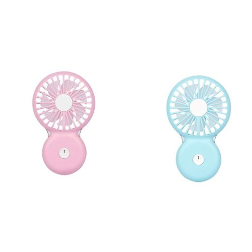 Mini Ventilateur De Poche Personnel Silencieux, Rechargeable Par Usb, Avec Led, Pour Voyage En Plein Air, Veilleuse 9109-May14A06616