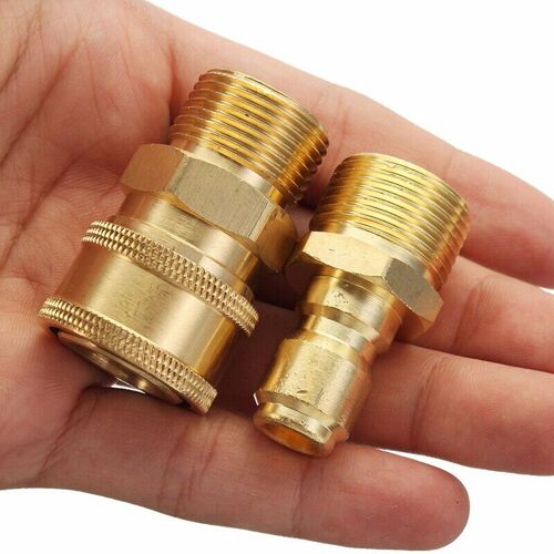 Adaptateur De Rechange Pour Lave Auto À Pression 3/8 M22, Ensemble D'Outils De Couplage, Adaptateurs À Dégagement Rapide, Accessoires En Laiton, Outil 9109-May14A07038