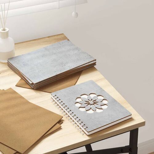 vidaXL Panneaux Décoratifs 50 pcs Gris béton 21 x 30 x 0.3 cm