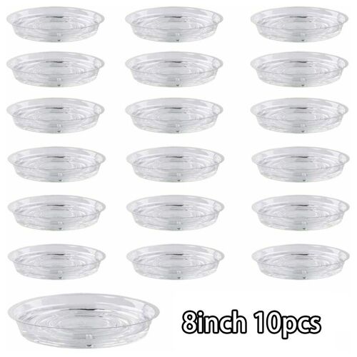Tapis De Pot De Fleurs Transparent, 10 Pièces, Base Ronde Pour Plantes De Jardin, Nouveau, Durable 9109-May14A07963