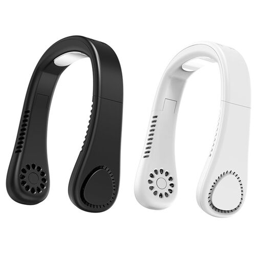 Mini Ventilateur De Cou Portable Sans Lame, Rechargeable, Suspendu Sans Feuilles, Refroidisseur D'Air, Portable 9109-May14A06776