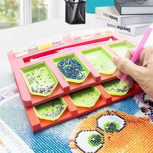 Boîte De Rangement Pour Peinture Diamant, Bac De Rangement Pour Outils De Broderie, Accessoires 9109-May14a05470