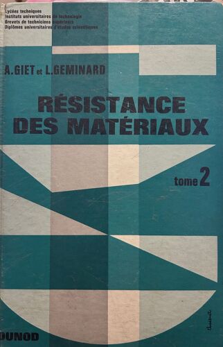 Resistance Des Materiaux - Tome 2