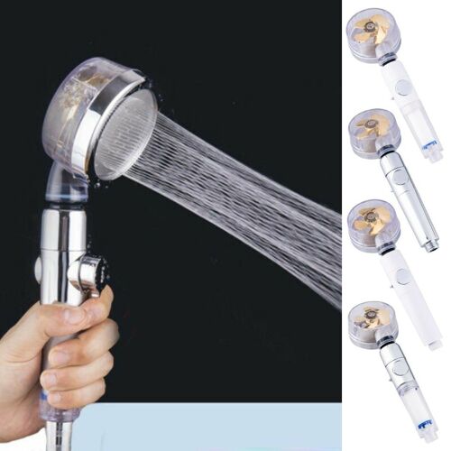 Pommeau De Douche Haute Pression Turbo, Ensemble Combin¿¿ H¿¿lice Vortex, Accessoires De Salle De Bain, Ensemble De Douche Pour Tuyau De Pomme De Douche 9109-May14A04535