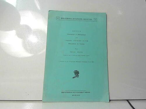 Notice Biblio. Et Biog. Sur L'imprimeur Anthim D'ivir