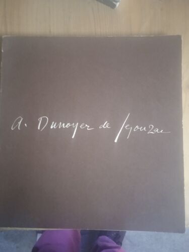 Dunoyer De Segonzac Catalogue Exposition Orangerie 1978