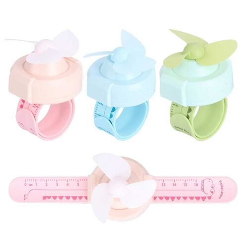 Mini Ventilateur De Montre Cr¿¿atif, Avec Chargeur Usb, R¿¿glage ? Deux Vitesses, Silencieux, Cadeau Pour Enfants Et ?tudiants 9109-May14A00722