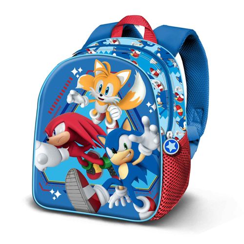 Sac à Dos 3D Elite - Sonic Heroes - Bleu - Taille Unique