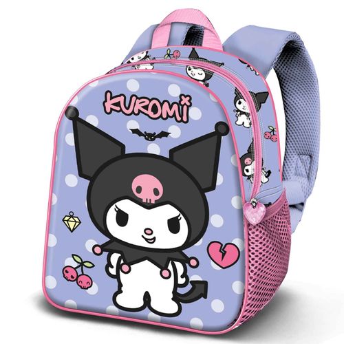 Sac à Dos 3D Elite - Kuromi Rebel - Mauve - Taille Unique
