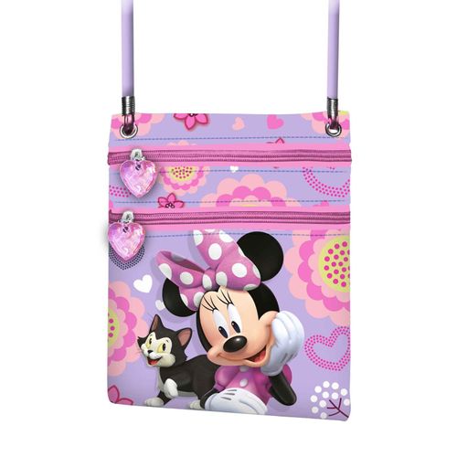 Sac à Bandoulière Action V. - Disney Minnie Mouse Cat - Lilas - Taille Unique