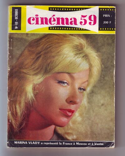 Cinema 59 - N° 40- Octobre 1959